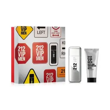 Set Carolina Herrera 212 Vip: Eau De Toilette 100 ml & Xhel dushi 100 ml