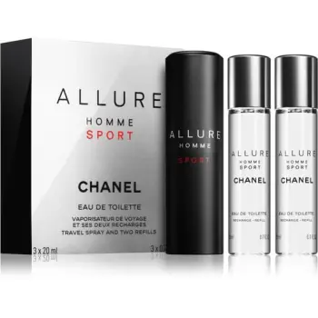 Set Eau de toilette Chanel Allure Homme Sport man, 3 x 20 ml