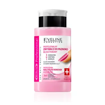 Eveline Professional për heqjen e manikyrit 3in1 Forcon dhe Ushqen,190 ml