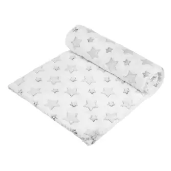 Batanije bebe porte veluri bebe yje gri te bardhe 100x75cm