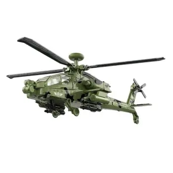 Helikopter ushtarak Apache me zë dhe dritë