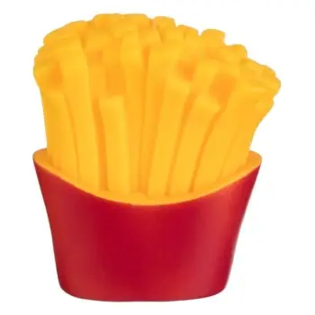 Patate të skuqura lodër qeni me zë 8.5cm