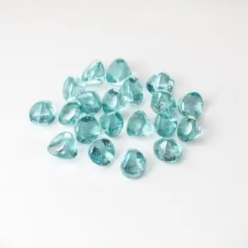 Xham dekorativ gurë me shkëlqim diamant bruz 340g
