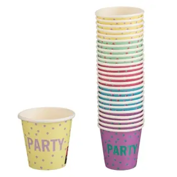 Gota letre për festë me ngjyra të ndryshme "Party" 80ml - 25 copë