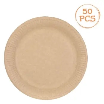Pjata letre kraft 24cm - 50 copë