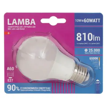 Llambe Led 60W E27 6500K