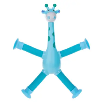 Lodër ''Fidget pop'' gjirafë me këmbë tubi dhe dritë 18 cm