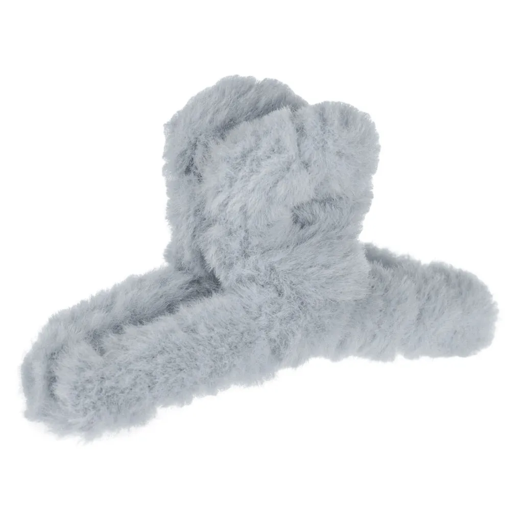 Kapese flokesh gri me pelush 11cm - 1