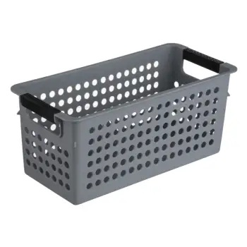 Shportë organizimi plastike gri me doreza 4L