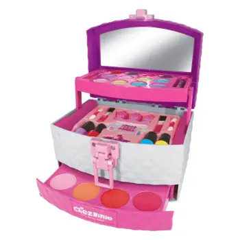 Set lojërash bukurie 3-katësh me pasqyrë - Makeup për fëmijë