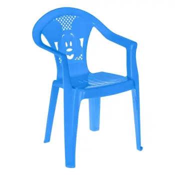 Karrige plastike blu me dizajn Mickey 37x34x54cm
