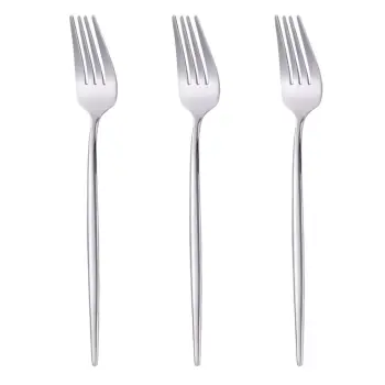 Set slim pirunj te medhenj metalike 3cope