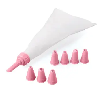 Qese pasticerie per kremra me 8 koka plastike