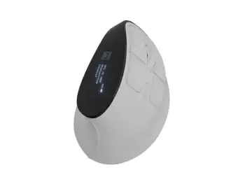 Maus ergonomik Natec Euphonie Pro, wireless, 9 butona, 4000 DPI, i bardhë