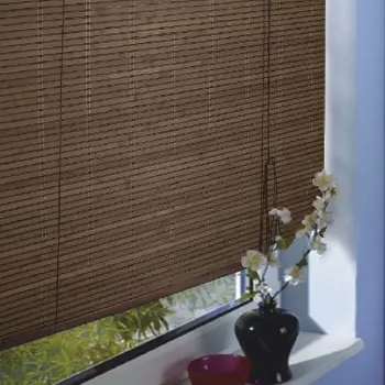 Perde dritareje bambu ngjyrë kafe e errët 90x180cm