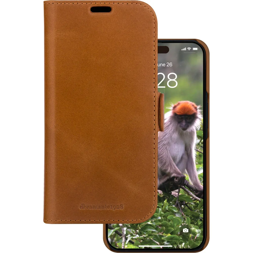 Mbrojtëse dbramante Lynge për iPhone 15 – Kafe - 1