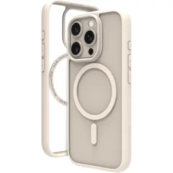 Mbrojtëse dbramante Grenen me MagSafe për iPhone 16 Pro Max – Transparente