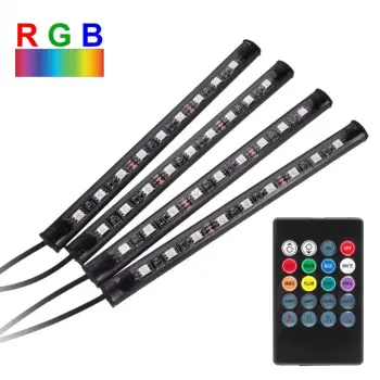 Shufra LED RGB me USB &amp; telekomandë - 4 copë