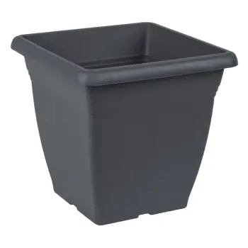 Vazo lulesh katrore plastike, gri 40x40x36cm - 32L