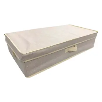 Kuti organizimi me kapak ngjyrë bezhë 67x37x15cm