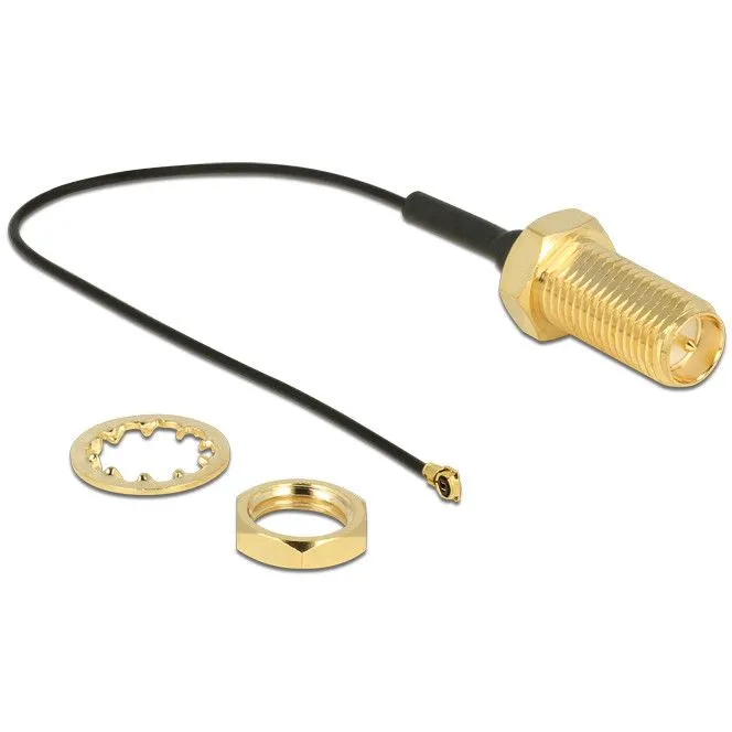 Aksesorë për Rrjet DELOCK Antenna Cable / 0.81 / 10cm / Thread Length 10mm - 1