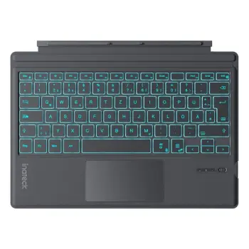 Aksesorë për tablet Inateck Keyboard for Microsoft Surface Go 1–4 / QWERTZ Layout / with Cover Compatibility – Gri