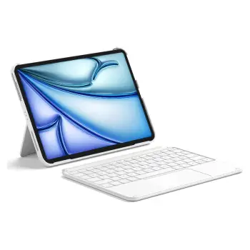 Aksesorë për tablet Inateck Keyboard for iPad Air 11″ (4th–6th Gen) / QWERTZ Layout / with Cover Compatibility – Bardhë