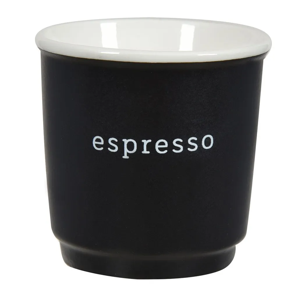 Mini filxhan per kafe i zi me espreso 6x6 cm 1 cp - 1
