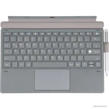 Aksesorë për tablet Wortmann TERRA TYPE COVER PAD 1200 / AZERTY BE Layout / Magnetike / 105 Tasten – Hiri