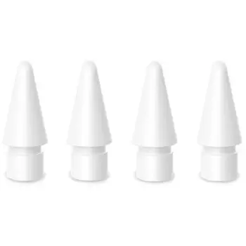 Set maja zëvendësuese 4smarts për Apple Pencil 1 2, 4 copë, të bardha