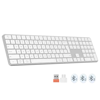 TASTIERE WIRELESS MEETION IKEY K230 SILVER WHITE