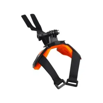 Mbajtëse për helmetë Insta360 Helmet Chin Mount, për kamera aksioni, e zezë portokalli