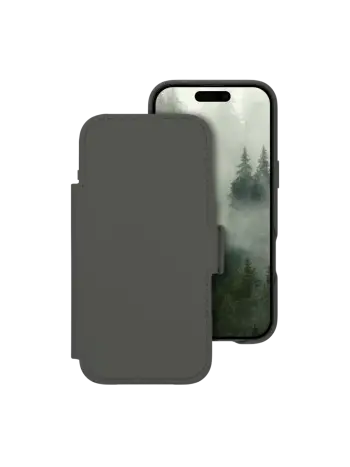 Aksesorë për telefon dbramante LYNGE MagSafe Icon / Apple iPhone 17 Air / Protective Cover / Wallet Case – Gjelbër e mbyllur