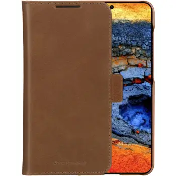 Aksesorë për telefon dbramante LYNGE Samsung Galaxy S25+ / Protective Cover / Wallet Case – Kafe