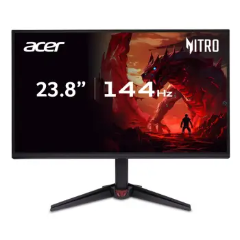 Monitor Gaming Acer Nitro VG240YP6bip / 23.8″ Full HD IPS LED / 144 Hz / 1ms / HDMI + DisplayPort – Zezë
