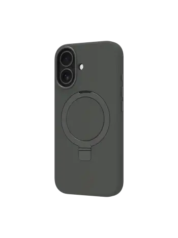 Aksesorë për telefon dbramante ROSKILDE MagSafe Kick Icon / Apple iPhone 17 / Protective Cover – Zezë