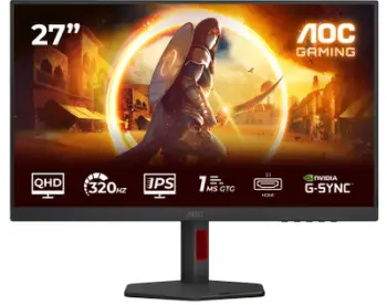 Monitor AOC Q27G4SRU, 27", QHD, Fast IPS, 320Hz, i zi