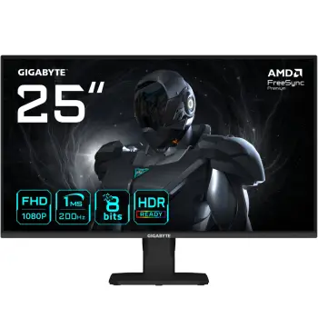 Monitor Gaming GIGABYTE GS25F2 / 24.5″ / Full HD IPS / 200Hz / 1 ms / 2xHDMI + 1xDP / Zezë