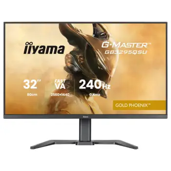 Monitor gaming iiyama G-Master GB3295QSU-B1, 31.5 inch, QHD, 240Hz, Fast VA, i zi