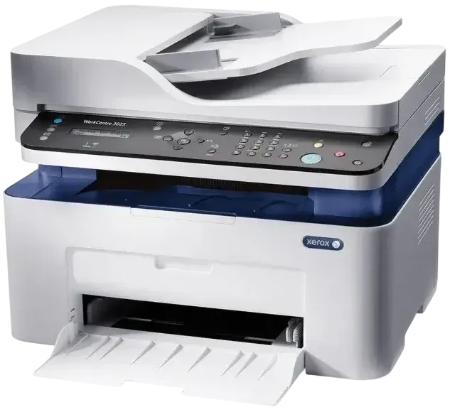 Printer Xerox WorkCentre 3025NI / Print, Copy, Scan / ADF / A4 / Ethernet, Wireless / USB – e bardhë - 1