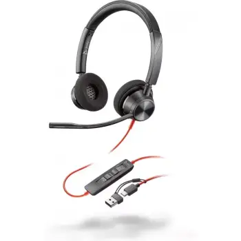 Kufje me kabllo HP Poly Blackwire 3320 Stero / USB C+USB C/A, Windows 10 – Zezë
