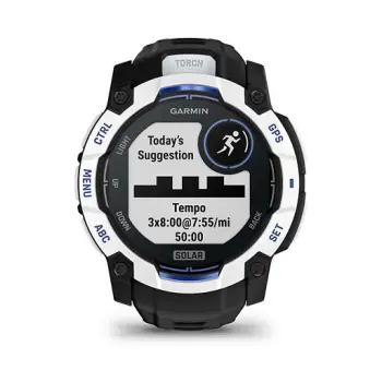 Orë e mençur Garmin Instinct 3 Solar GPS / 50mm – Zezë/Blu