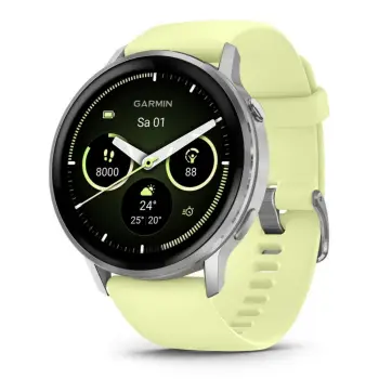 Smartwatch, Garmin, Venu 4 45 mm 010-03014-02, madhësi L, e verdhë