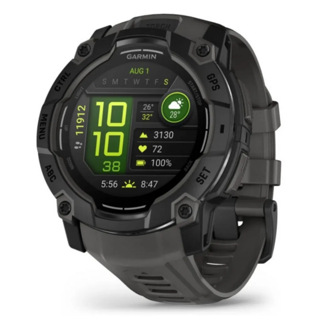 Orë e mençur Garmin Wearable Instinct 3 – 50mm / L – Gri e Errët - 1