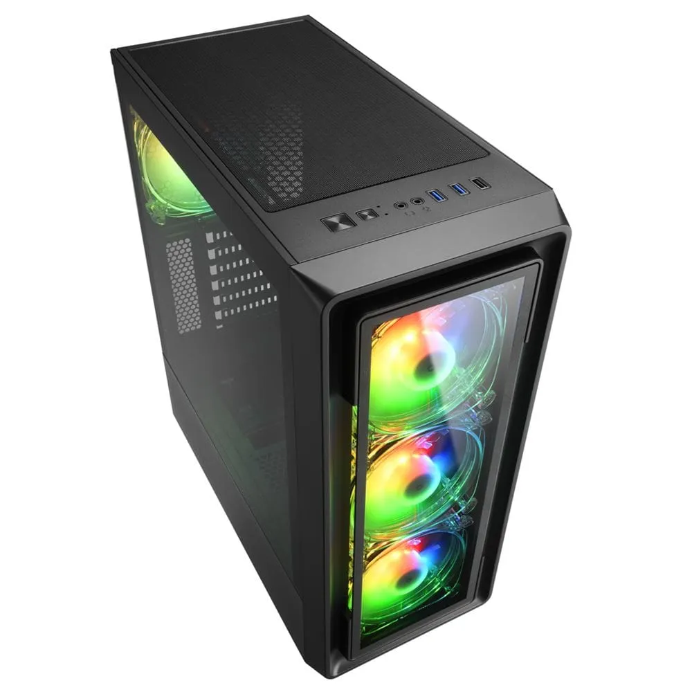 PC Case Sharkoon TK4 / GEH / Midi / RGB - 1