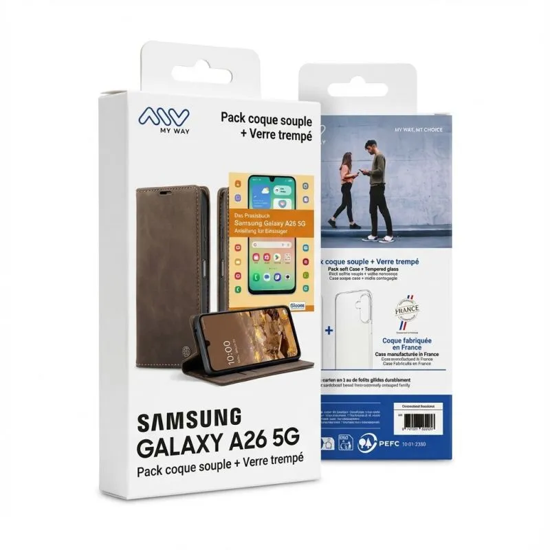Aksesorë për telefon Samsung Galaxy A26 / Compatible Accessories / EU Version – Kafe - 1
