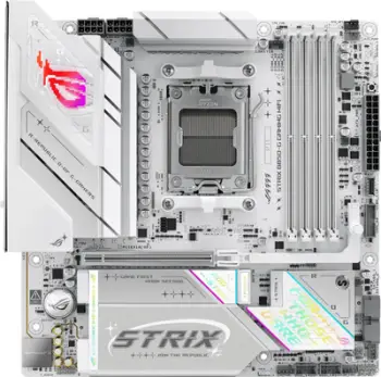 Pllakë amë ASUS ROG STRIX B850-G GAMING WIFI, AMD AM5, DDR5, WiFi 7, e bardhë