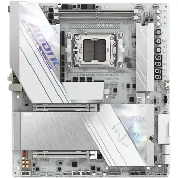 Pllakë amë Gigabyte X870 A Tachyon Ice, AM5, E ATX