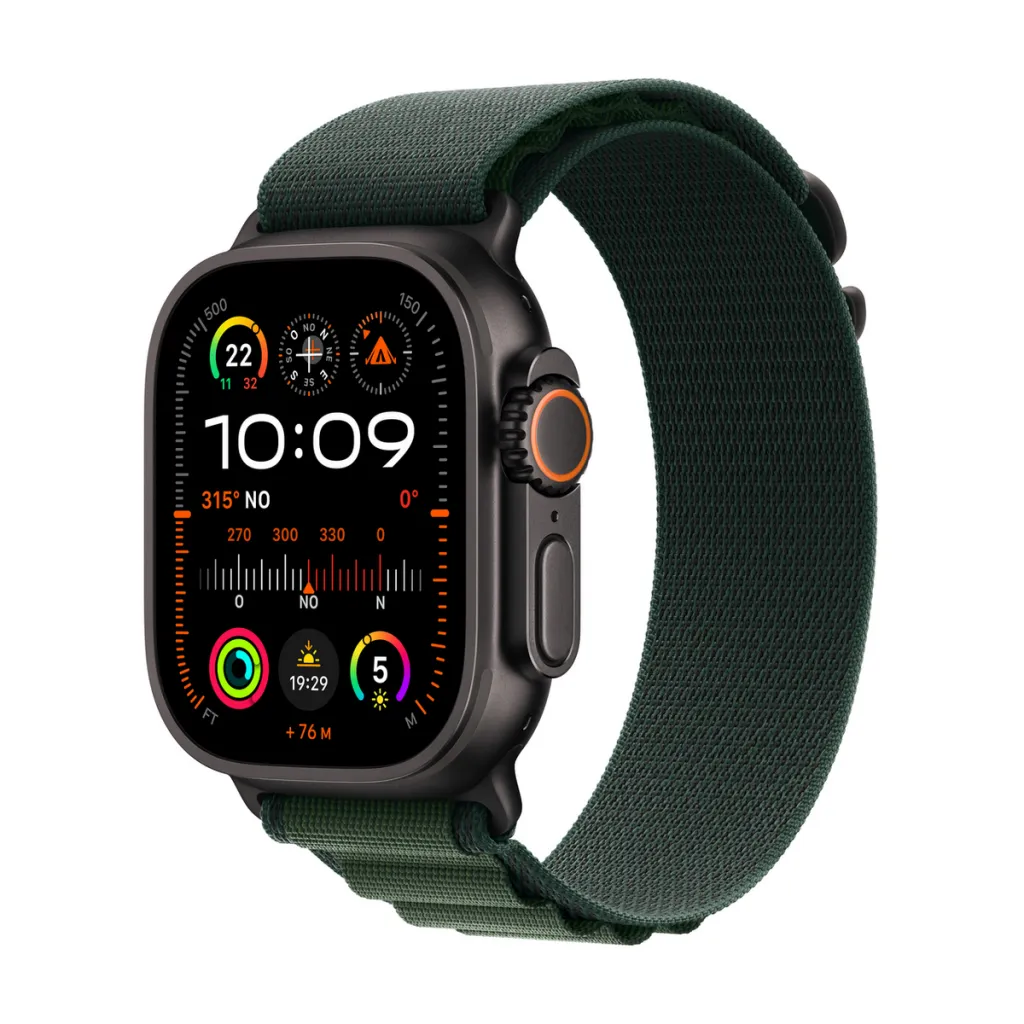 Apple Watch Ultra 2 / 49mm Alpine – Black Titanium in Dark Green - 1