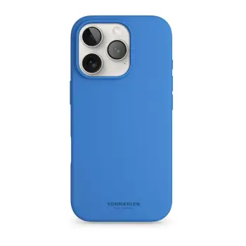 Aksesorë për telefon Vonmählen Soft Silicone Case për Apple iPhone 16 Pro Max – Blu (Sky Captain)